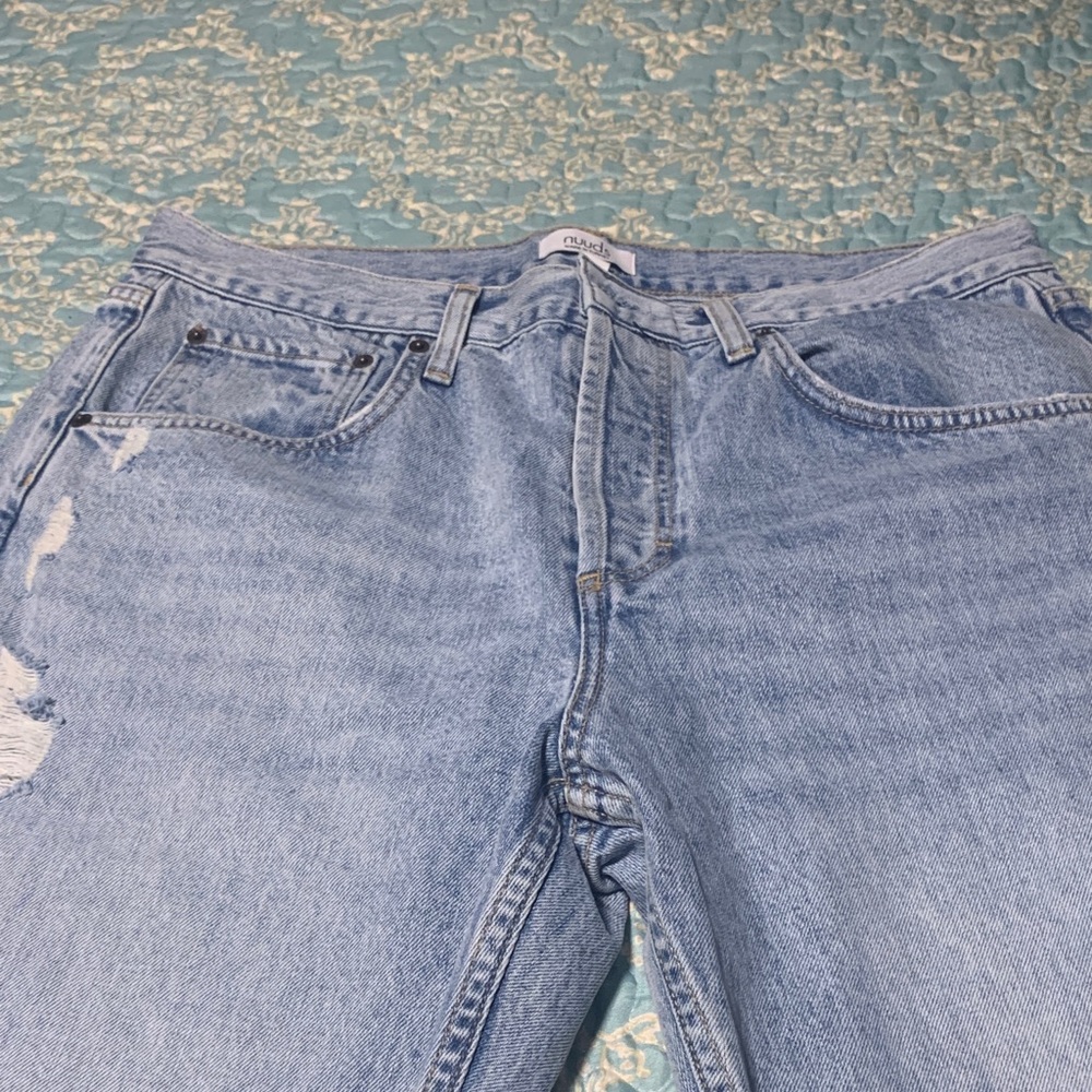 nuuds Light Blue Straight Leg Women's Jean